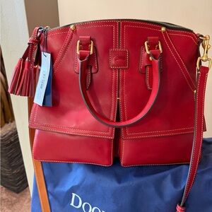 Red Leather Handbag